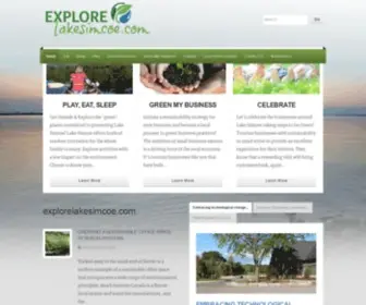 Explorelakesimcoe.com(Explore Lake Simcoe) Screenshot