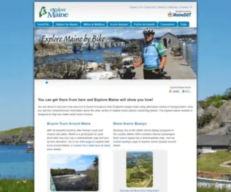 Exploremaine.org(Explore Maine by air) Screenshot