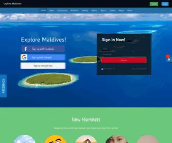 Exploremaldives.net(Exploremaldives) Screenshot