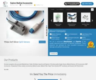 Exploremedical.co.in(Explore Medical Accessories) Screenshot