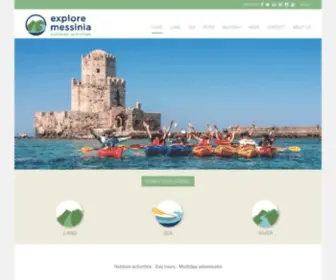 Exploremessinia.com(Explore Messinia) Screenshot