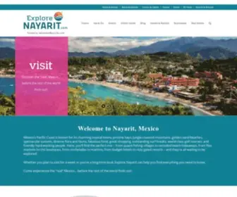 Explorenayarit.com(Explore Nayarit) Screenshot