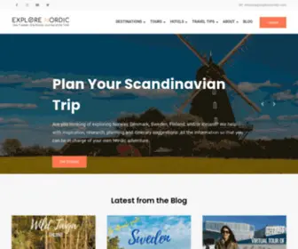 Explorenordic.com(Explore Nordic) Screenshot