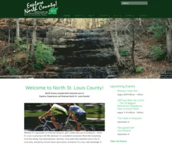 Explorenorthstlouiscounty.com(North St) Screenshot