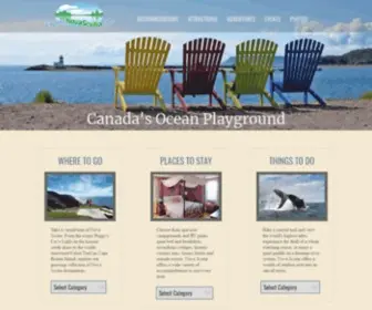 Explorenovascotia.com(Explore Nova Scotia) Screenshot