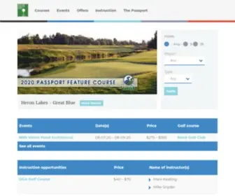 Exploreoregongolf.com(Explore Oregon Golf) Screenshot