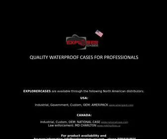 Explorercases-USA.com(Explorer Cases leading waterproof case manufacturer) Screenshot