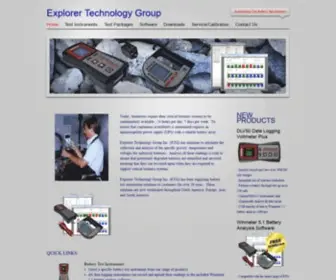 Explorergrp.com(Data-Logging-Battery-Testing-Voltmeters-Hydrometers-DMA 35) Screenshot