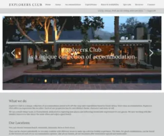 Explorersclub.co.za(Explorers Club) Screenshot