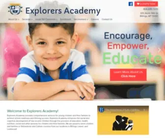 Explorershs.org(Explorers Academy) Screenshot