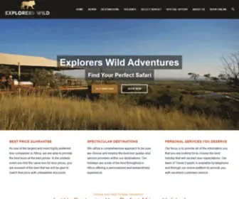 Explorerswild.com(Explorers Wild Adventures) Screenshot