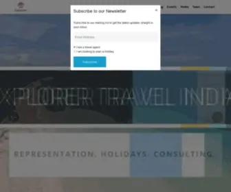 Explorertravel.in(Explorer Travel) Screenshot
