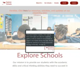 Exploreschools.org(The Right Size for Learning) Screenshot