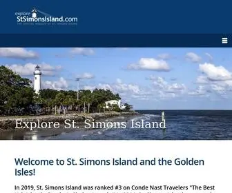 Explorestsimonsisland.com(St Simons Island) Screenshot