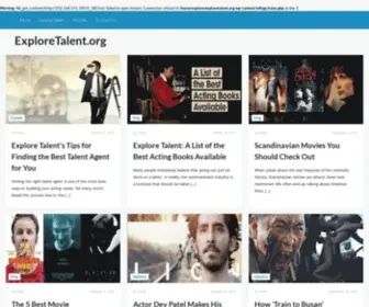 Exploretalent.org(Explore talent) Screenshot