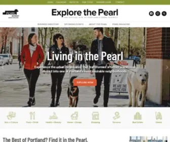 Explorethepearl.com(The Official Site of Portland’s Pearl District) Screenshot