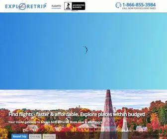 Exploretrip.com(Book Cheap Flights & Save BIG) Screenshot