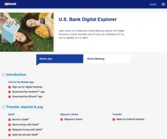 Exploreusbank.com(Bank Digital Explorer) Screenshot