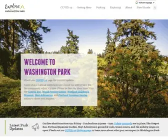 Explorewashingtonpark.org(Explore Washington Park) Screenshot