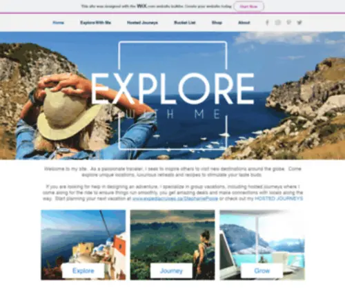 Explorewithme.ca(Explore With Me) Screenshot