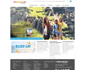 Explorica.ca(Educational Travel and Student Tours) Screenshot