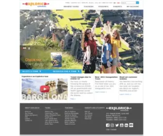 Explorica.com(Educational Travel and Student Tours) Screenshot