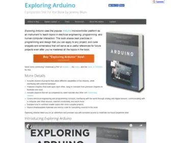 Exploringarduino.com(Exploring Arduino) Screenshot