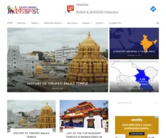 Exploringbharat.in(Exploring Bharat) Screenshot