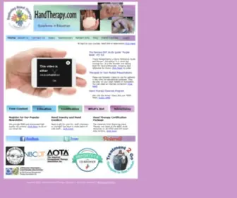 Exploringhandtherapy.com(Exploring Hand Therapy) Screenshot