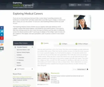 Exploringmedicalcareers.com(Exploring Medical Careers) Screenshot