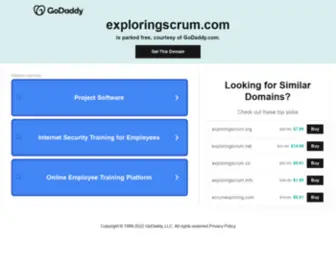 Exploringscrum.com(Exploring Scrum) Screenshot