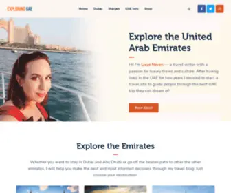 Exploringuae.com(Exploring UAE) Screenshot