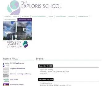 Exploris.org(The Exploris School) Screenshot