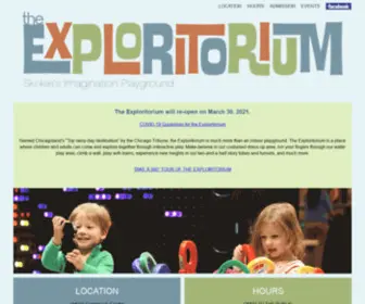 Exploritorium.org(The Exploritorium) Screenshot