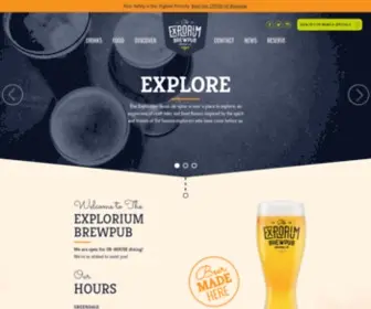 Exploriumbrew.com(EXPLORE) Screenshot