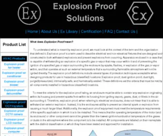 Explosionproof-Solutions.com(NANYANG BEST INDUSTRIAL EQUIPMENT CO) Screenshot