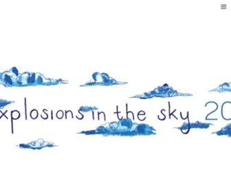 Explosionsinthesky.com(Explosions In The Sky) Screenshot