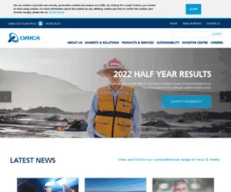 Explosives.com(Orica) Screenshot