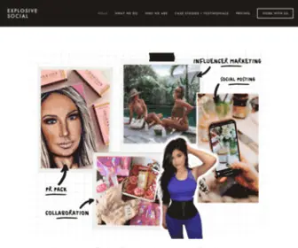 Explosivesocial.com(Social Media Marketing and Influencer Agency New Zealand Australia) Screenshot