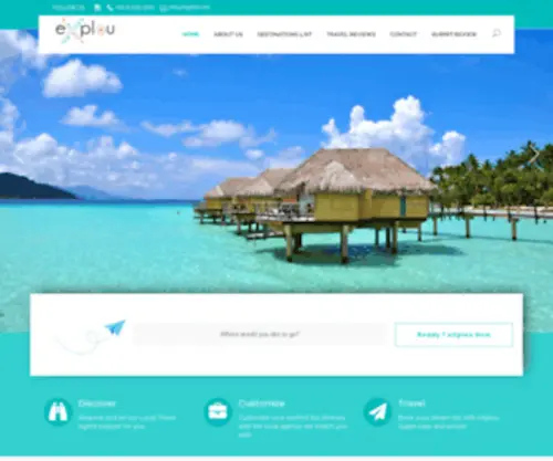 Explou.com(Indonesia's online travel platform which) Screenshot