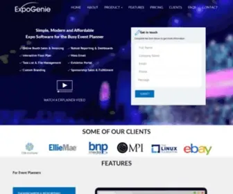 Expo-Genie.com(Simple software for the busy event planner) Screenshot