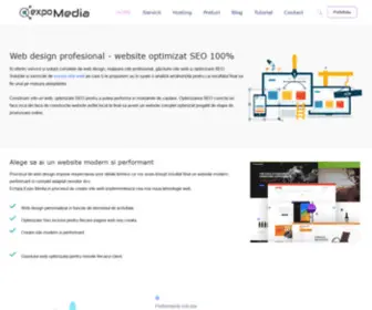 Expo-Media.ro(Realizare site) Screenshot