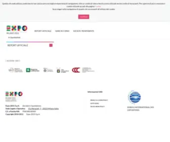 Expo2015.org(Expo Milano 2015) Screenshot