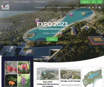 Expo2023.org(Expo 2023 Onikişubat/Kahramanmaraş) Screenshot