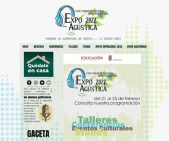 Expoacustica.com(XVIII) Screenshot