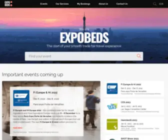 Expobeds.com(Your Expo Hotel Booking And Information Directory) Screenshot