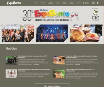 Expobento.com.br(Automóveis) Screenshot