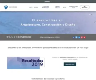 Expocihac.com.mx(Expo CIHAC) Screenshot