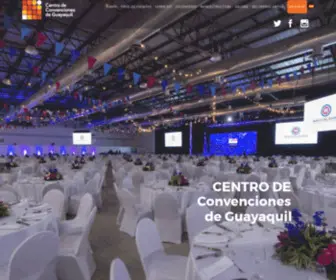 Expoguayaquil.com(Centro de Convenciones de Guayaquil) Screenshot