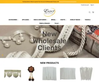 Expointl.com(Best Wholesale Fabric Trim online store in the United States) Screenshot